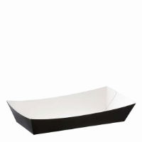 MEAL TRAY MEDIUM BLACK 240x175x54mm 1x500