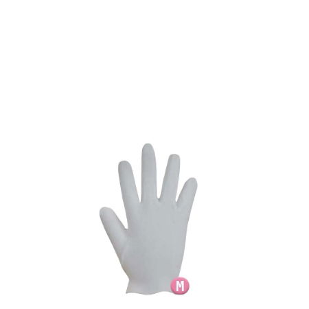 GLOVES WHITE COTTON MEDIUM  SIZE 8  1x10 pairs