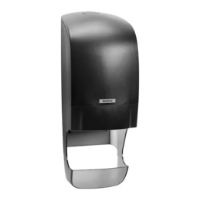 TOILET ROLL DISPENSER INCLUSIVE SYSTEM KATRIN BLACK SINGLE