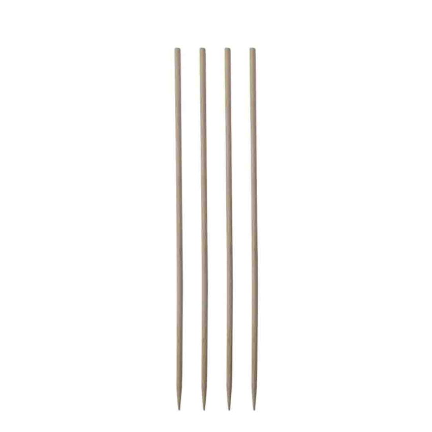 SKEWER WOODEN STRAIGHT 180mm 7 inch   1x200