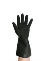 GLOVE NEOPRENE BLACK MEDIUM SIZE 8 1 x PAIR