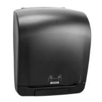 HAND TOWEL DISPENSER INCLUSIVE SYSTEM 1 ROLL BLACK SINGLE