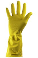 RUBBER GLOVE YELLOW  (medium) 1x12