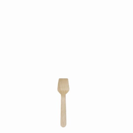 WOODEN ICE CREAM SPADE SPOON 69mm 1x1000