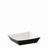 BURGER TRAY SQUARE 5 inch  BLACK CARD 1x500