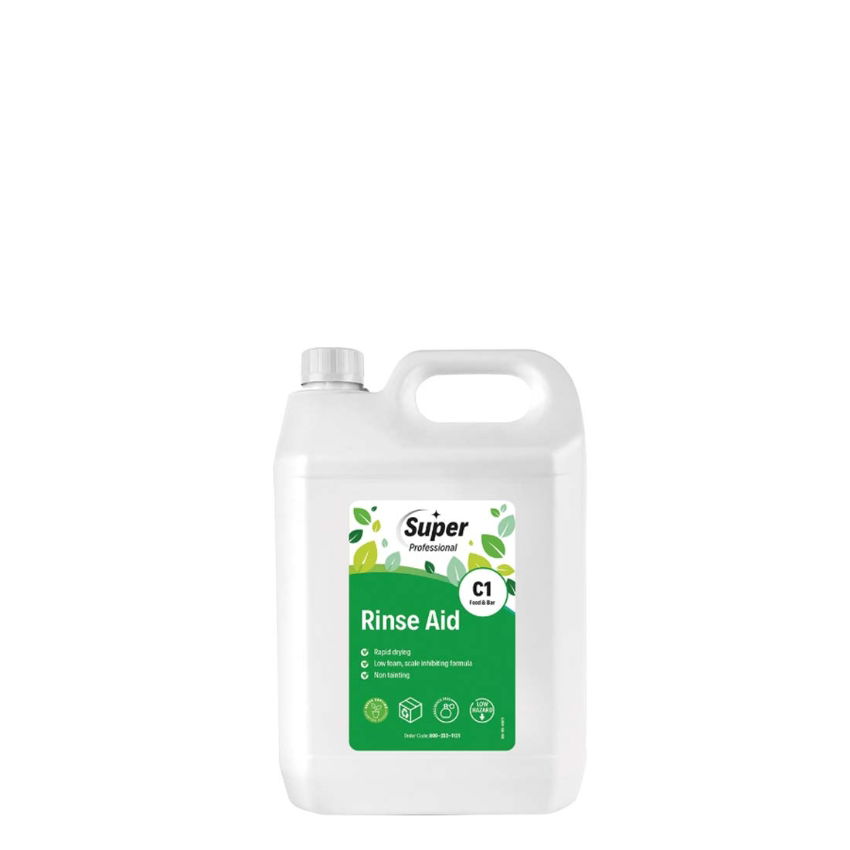 RINSE AID FOR MACHINE DISHWASH 2x5ltr