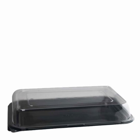 PLATTER BLACK RECTANGULAR 46x30cm  1x50