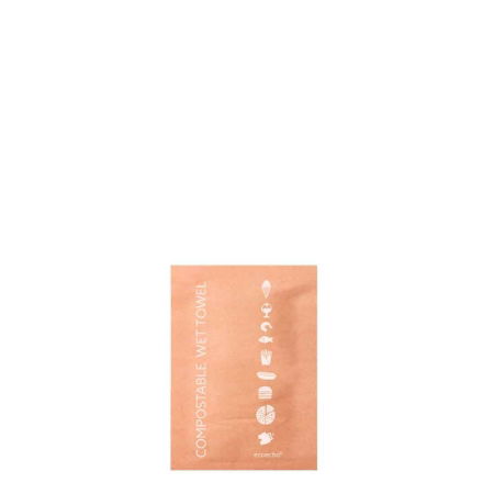 COMPOSTABLE WET TOWEL 50 x 70mm 1x1000