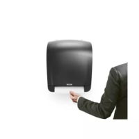 HAND TOWEL DISPENSER INCLUSIVE SYSTEM 1 ROLL BLACK SINGLE