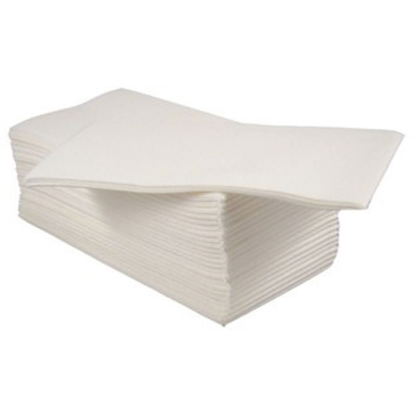 40cm 2ply WHITE 8-FOLD TISSUE NAPKIN   1x2000