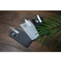 40cm SLATE GREY POP-IN NAPKIN POUCH   1x500