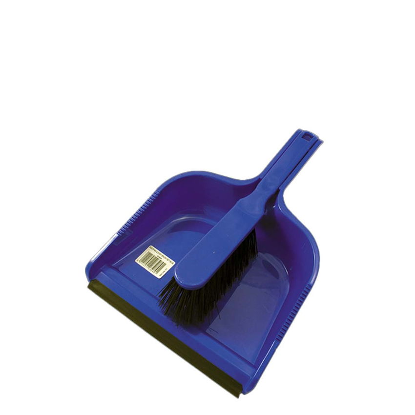 DUSTPAN & BRUSH SET BLUE  SINGLE