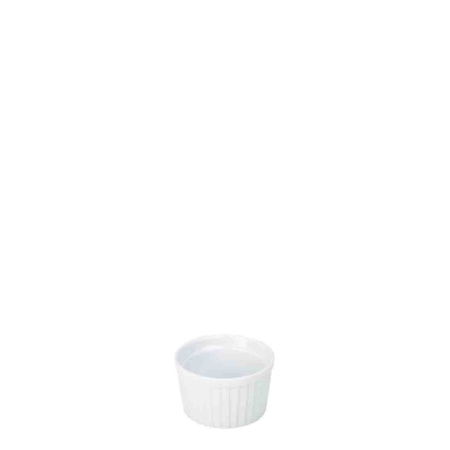 STACKING RAMEKIN 9cm WHITE SINGLE