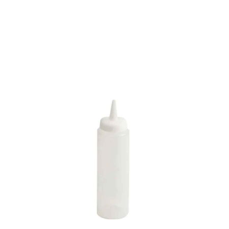 SQUEEZE BOTTLE 12oz CLEAR SINGLE