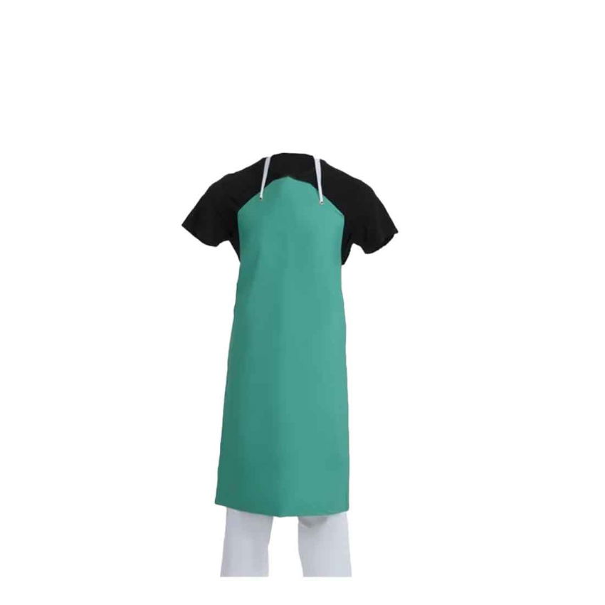 BIB APRON H/D PVC NYLON GREEN SINGLE