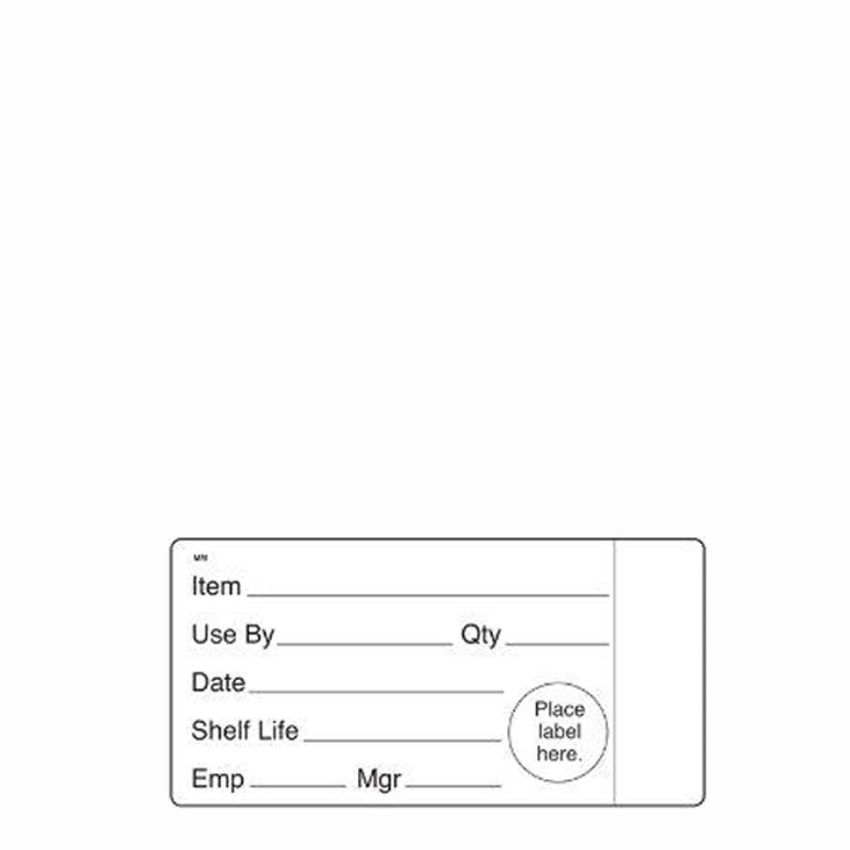 LABEL SHELF LIFE 51x102mm REMOVABLE 1x500