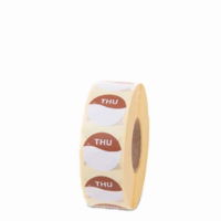 LABEL THURSDAY 19mm ROUND PERMANENT 1x1000