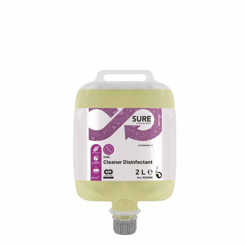 SURE CLEANER DISINFECTANT DIVERMITE 1x3x2ltr