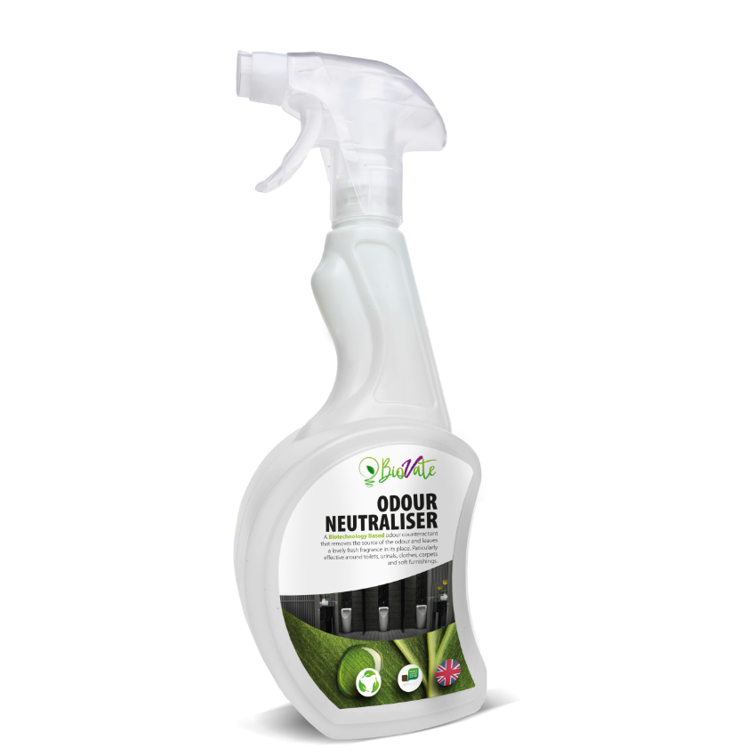 BIOVATE ODOUR NEUTRALISER EMPTY TRIGGER BOTTLES 6x750ml