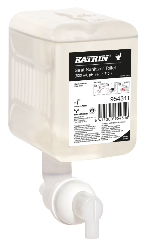 KATRIN TOILET SEAT SANITISER 12x500ml