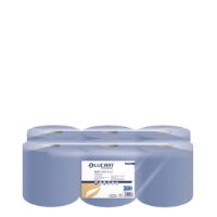 2ply 80mtr BLUE CENTREFEED ROLL (320SHEET) 1x6