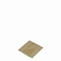 BAG BROWN KRAFT PLA WINDOW BAG  7x7 inches 1x1000