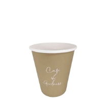 8oz OATMEAL SIGNATURE SMOOTH DOUBLE WALL HOT CUP 1x500