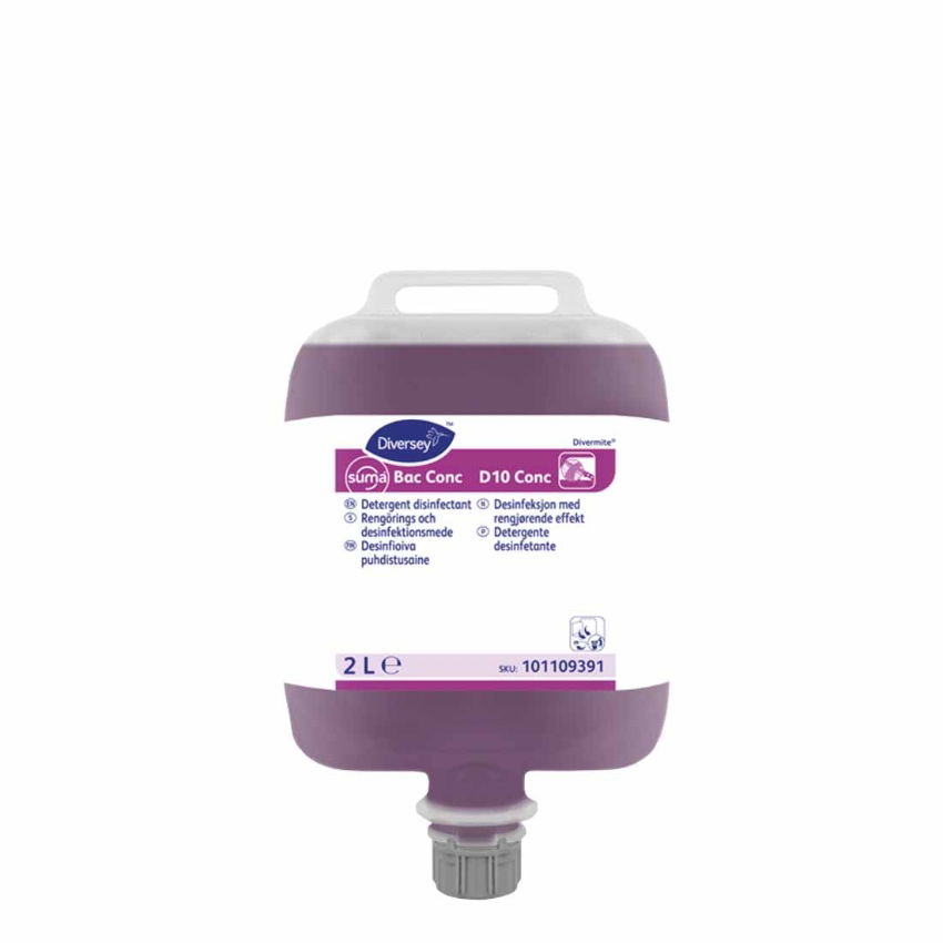 D10 BAC-CONC SANITISER DIVERMITE 1x2x2ltr