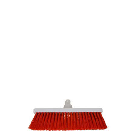 INTERCHANGE 12 inch HARD RED BROOM HEAD   SINGLE