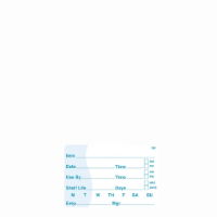 DISSOLVABLE USE BY LABEL 51x76mm    1x250