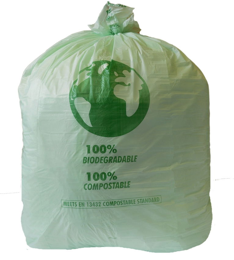 BIN LINER 18x29x38 GREEN COMPOSTABLE   1x200\"