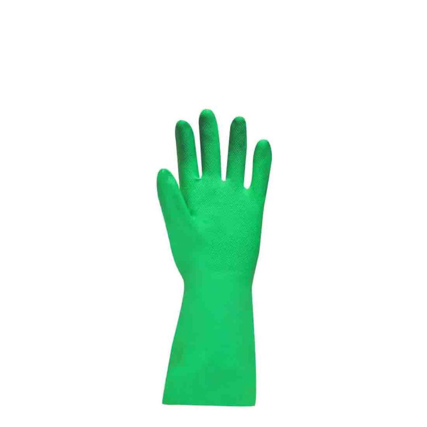 HD NITRILE FLOCKLINED GLOVE 30cm LONG SIZE 9 1x12