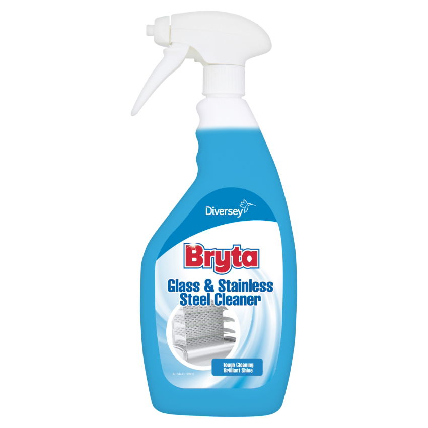 BRYTA GLASS & STAINLES STEEL CLEANER  1x6x750ml