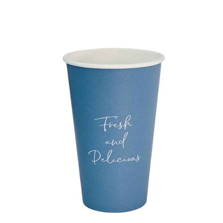 16oz BLUE SIGNATURE SMOOTH DOUBLE WALL HOT CUP 1x500