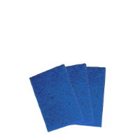 SCOURING PAD ABRASIVE BLUE 1x10