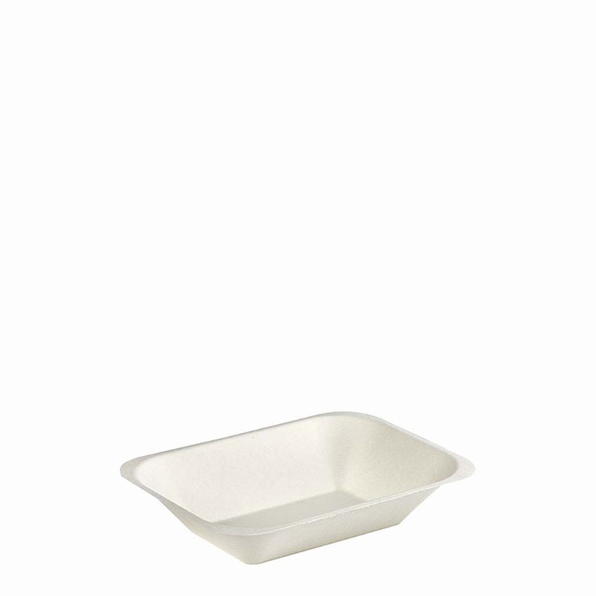 BAGASSE No2 TRAY MEDIUM  178x132x37  1x500