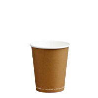 8oz KRAFT SINGLE WALL HOT CUP   1x1000