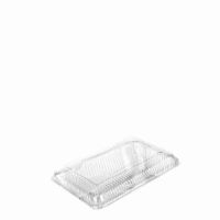 CLEAR PET CLIP ON LIDS 220x150x33mm  1x900