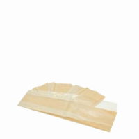 BAG FILM FRONT BROWN 100x150x350mm 1x1000 4x6x14inches